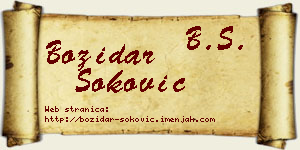 Božidar Soković vizit kartica